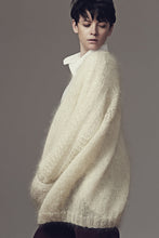 Load image into Gallery viewer, Mixed Wool Handknit Cardigan - One-of-a-kind