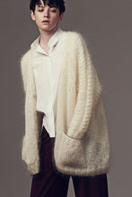Load image into Gallery viewer, Mixed Wool Handknit Cardigan - One-of-a-kind