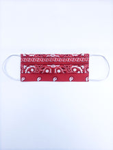 Load image into Gallery viewer, Cotton face mask Bandana print - ready to ship