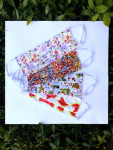 Load image into Gallery viewer, Cotton & Silk fabric face mask - ready to ship
