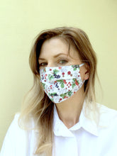 Load image into Gallery viewer, Cotton & Silk fabric face mask - ready to ship
