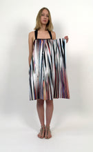 Load image into Gallery viewer, Multicolored Glitch Stripped Cotton Sundress