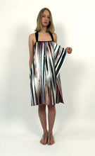 Load image into Gallery viewer, Multicolored Glitch Stripped Cotton Sundress