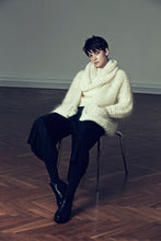 Load image into Gallery viewer, Mixed Wool Handknit Cardigan - One-of-a-kind