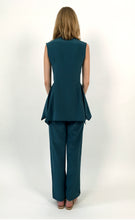 Load image into Gallery viewer, Teal Blue Silk Tunic Top