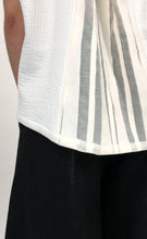 Load image into Gallery viewer, Off-White Cotton Jersey Quilted Top