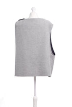 Load image into Gallery viewer, Grey Mixed Wool Cape/Vest - One-of-a-kind
