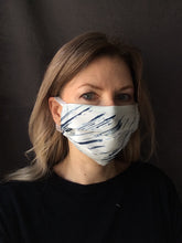 Load image into Gallery viewer, Fabric face mask - blue collection - ready to ship
