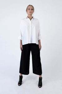 Nobu Cotton Oversized Shirt - White