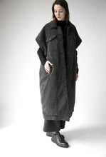 Load image into Gallery viewer, Long Faux Fur Shearling Oversized Vest - One-of-a-kind
