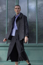 Load image into Gallery viewer, Gender-neutral Anthracite Kobe pea-coat
