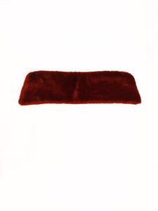 Faux Fur Red Collar - One-of-a-kind