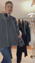 Load and play video in Gallery viewer, Grey Jacket in mixed wool  - One-of-a-kind
